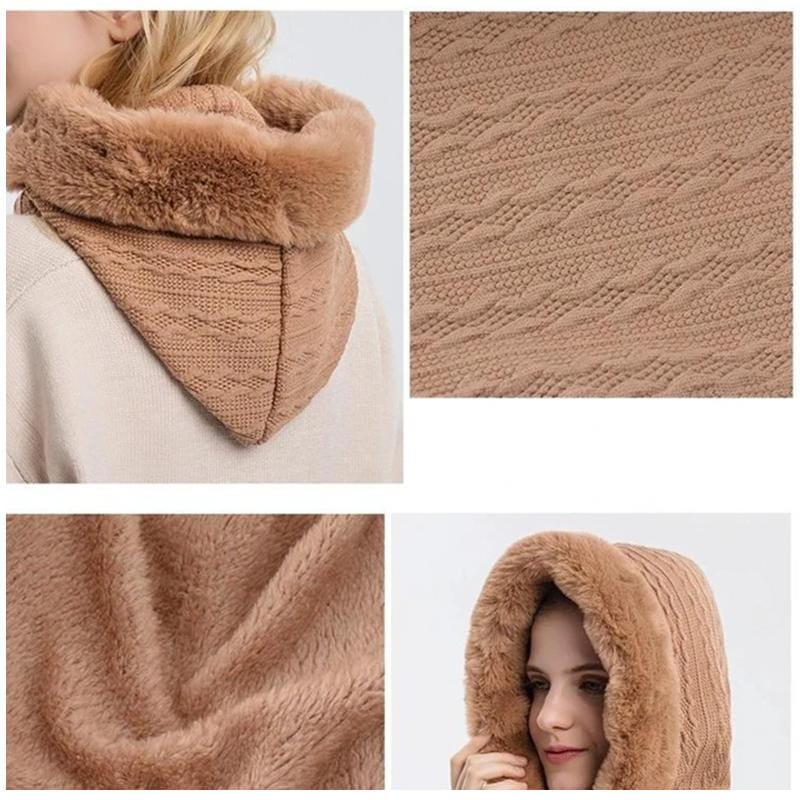 WarmFleece | sjaal, muts en capuchon in 1!
