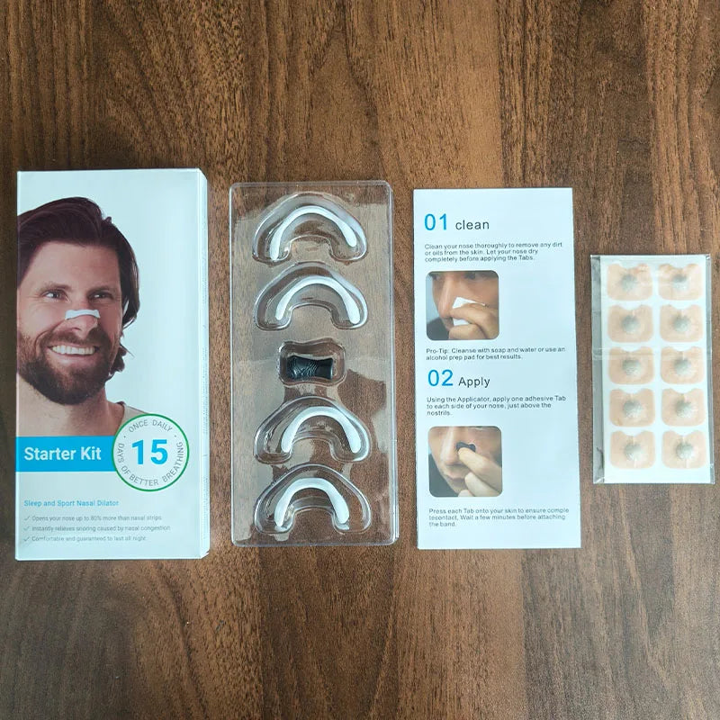 BreatheEase™ SleepX Magnetische Neusstrips | Adem Diep, Slaap Beter