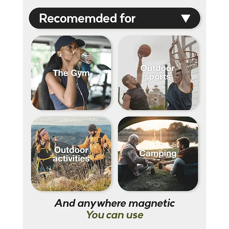 MagnetoGrip Bottle™ | Nooit meer rondslingerende flessen!