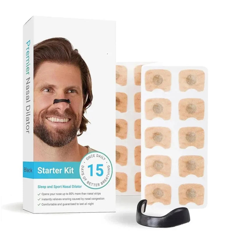 BreatheEase™ SleepX Magnetische Neusstrips | Adem Diep, Slaap Beter