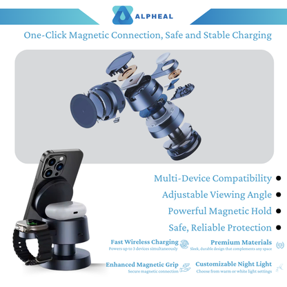 PowerHub™ MaxCharge 4-in-1 Oplader | Alles-in-één Opladen, Snel en Veilig